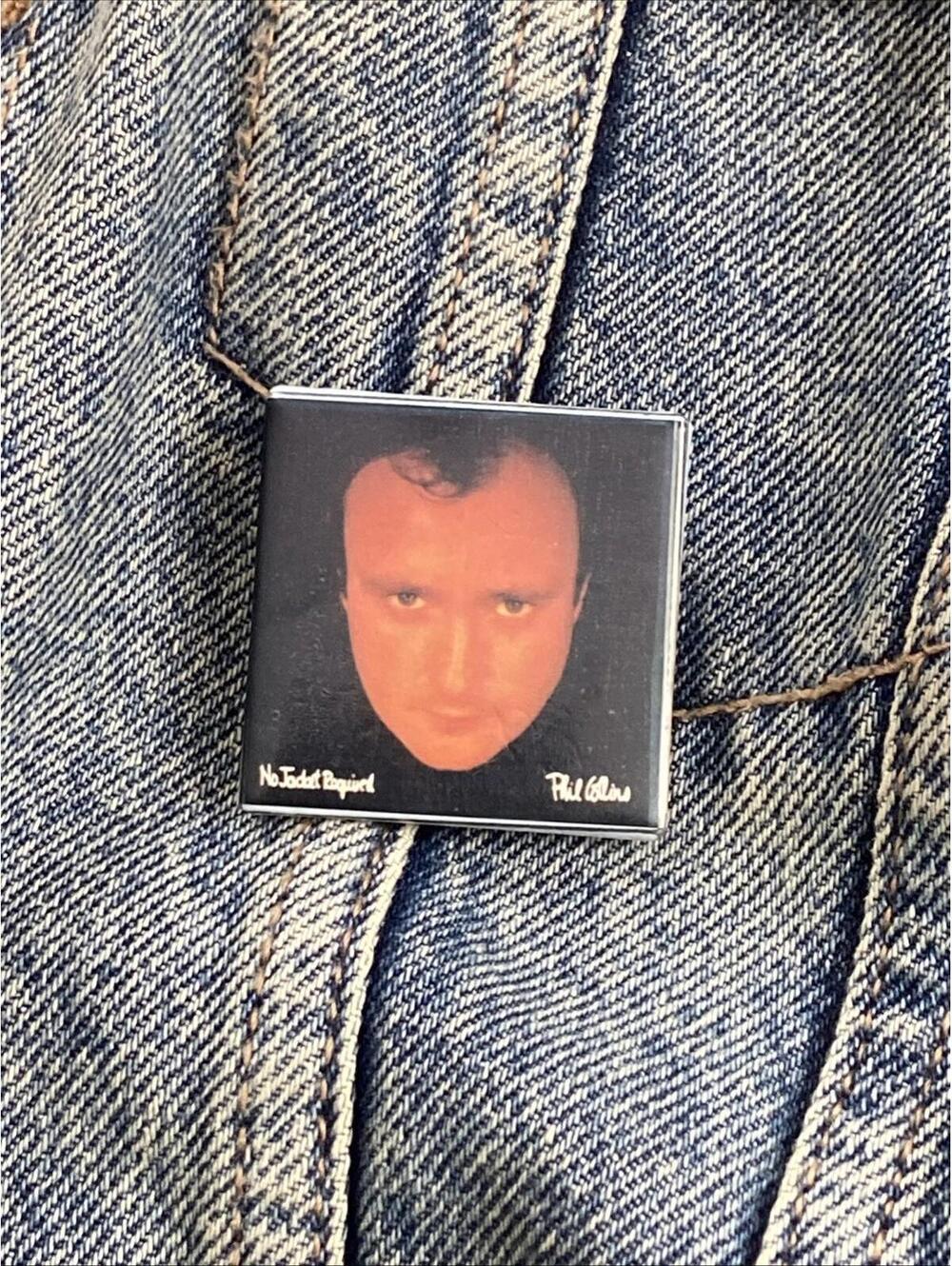 Phil Collins Vintage Badge Button Pin Pinback Retro Genesis #080